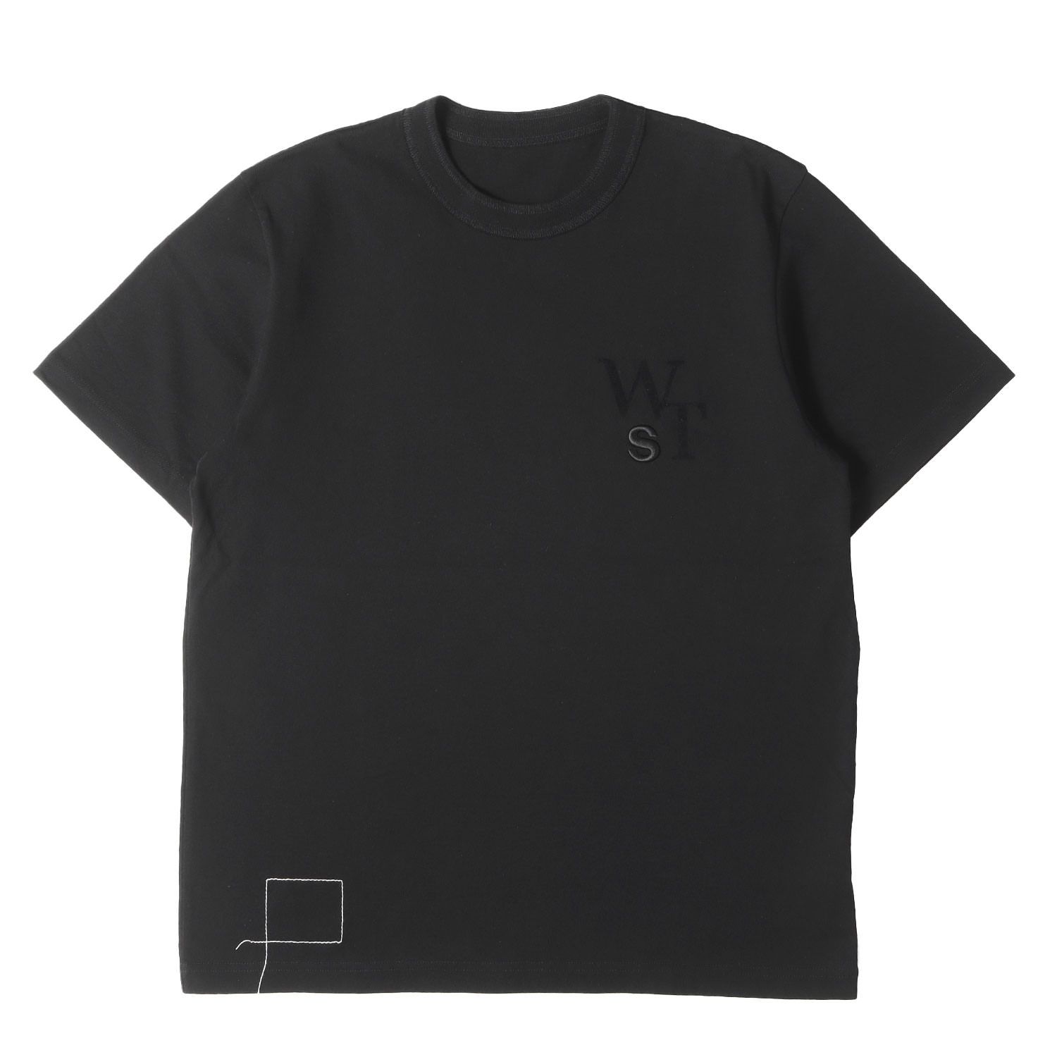 美品】WTAPS ダブルタップス Tシャツ ブラック 黒 サイズ:3 | 24AW