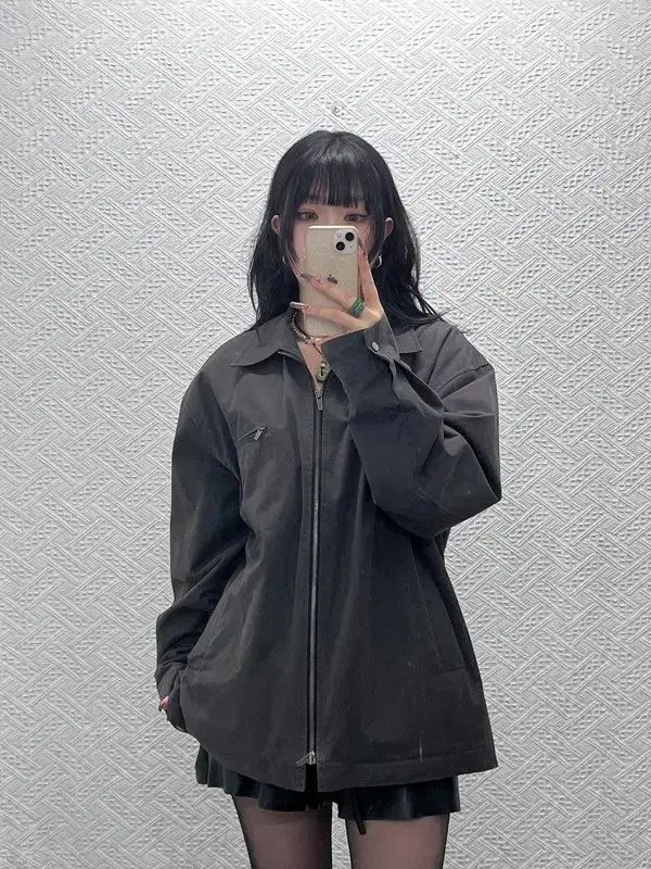 シド ヴィンテージ カジュアル シック オーバーサイズ ウォーク ジャケット L C11537