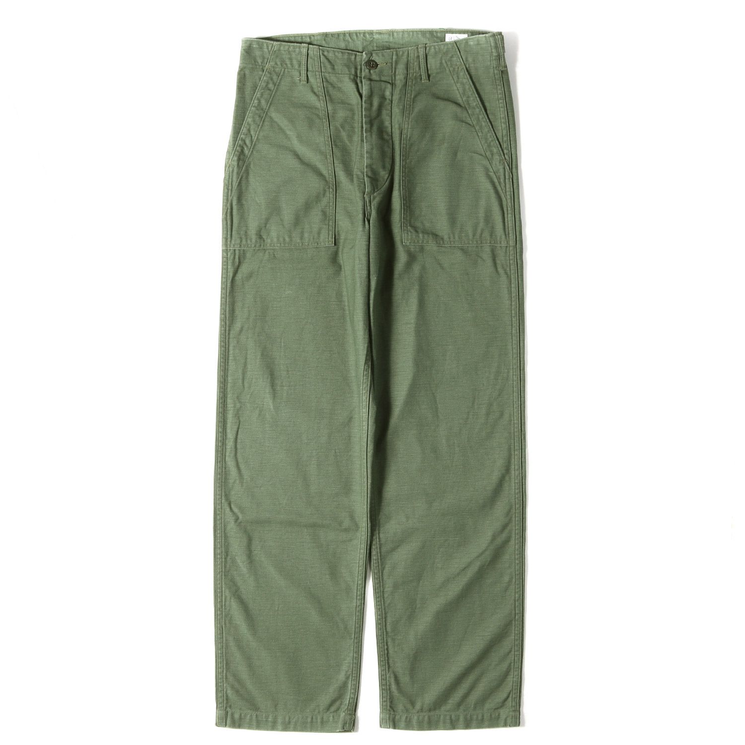 orslow オアスロウ パンツ オリーブグリーン サイズ:M | サテン