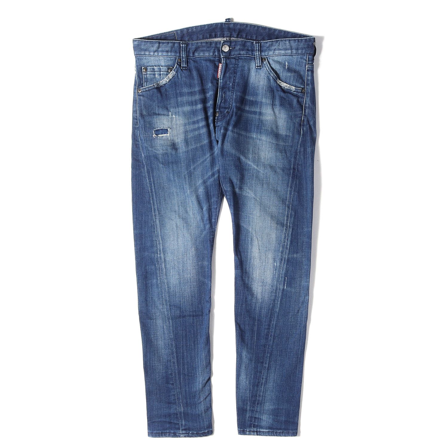 メンズ DSQUARED2 ディースクエアード パンツ インディゴ サイズ:50 