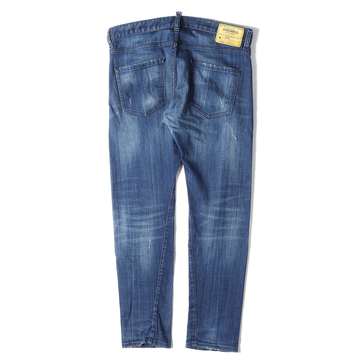 メンズ DSQUARED2 ディースクエアード パンツ インディゴ サイズ:50 