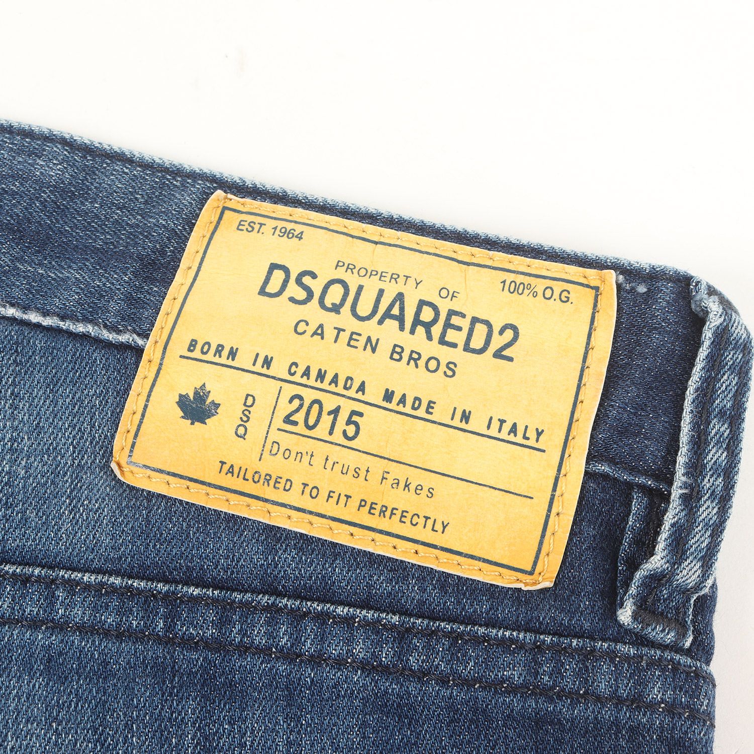 ブランド別 DSQUARED2 ディースクエアード パンツ インディゴ サイズ 