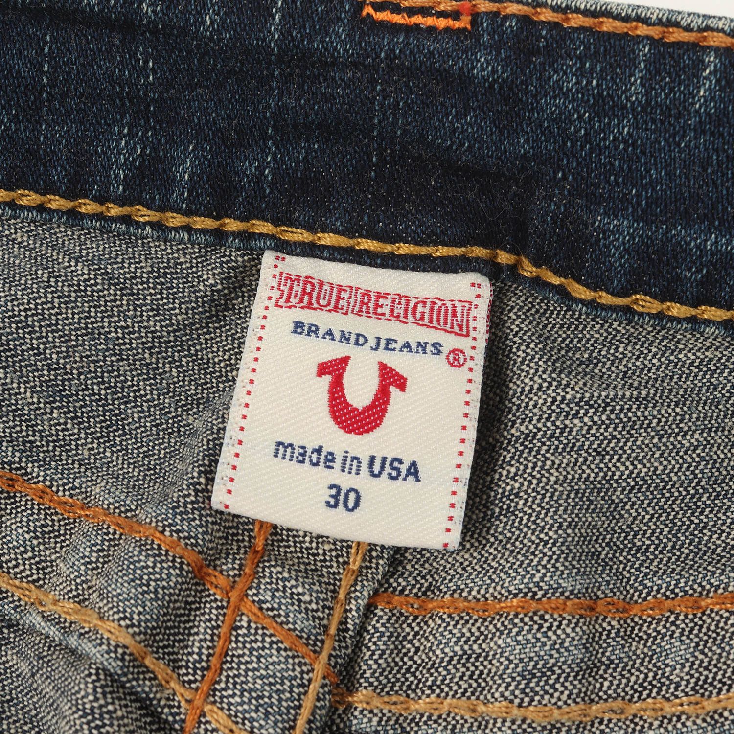新品】TRUE RELIGION トゥルーレリジョン パンツ インディゴ サイズ:30