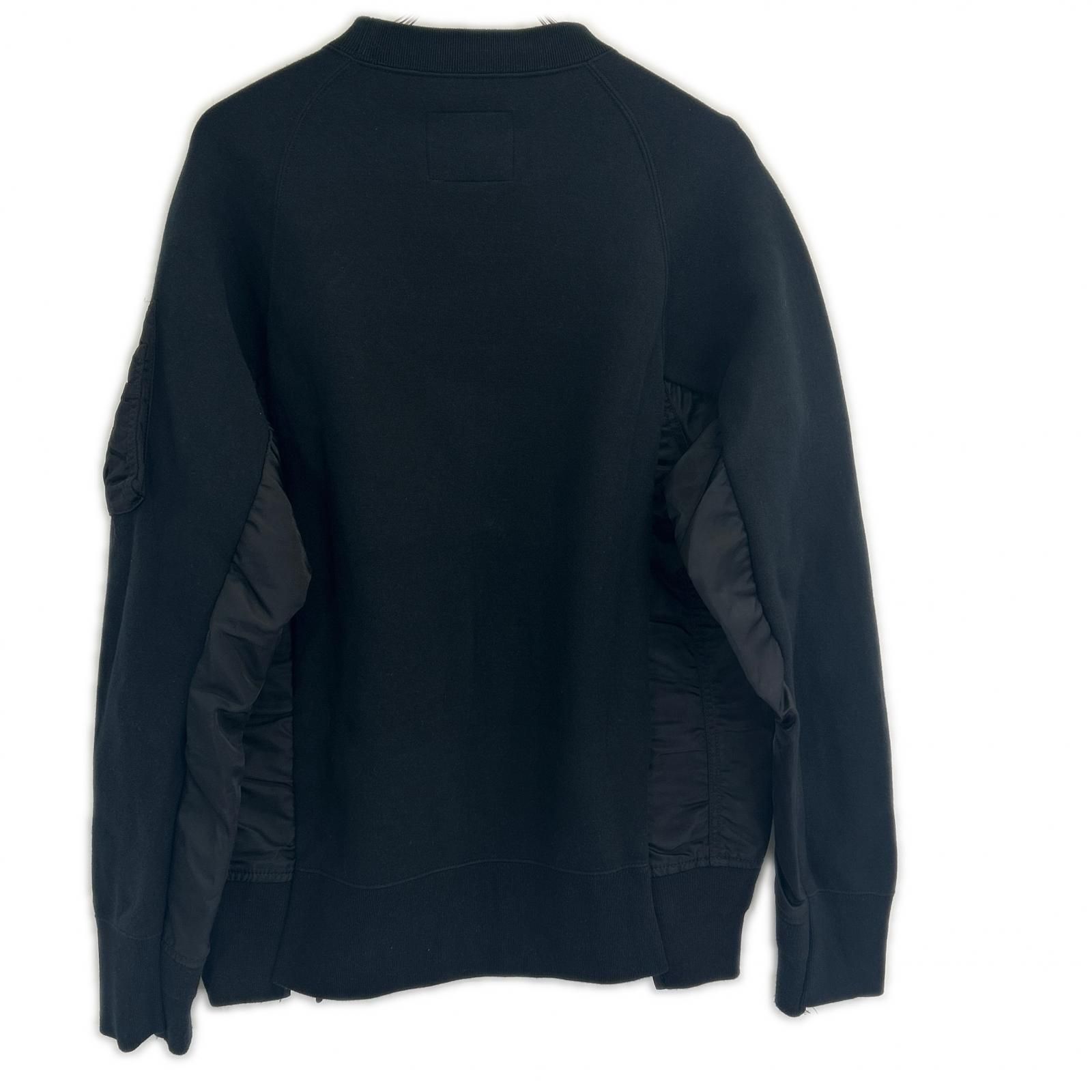【XL 24SS 美品】サカイ　SCM-058　スポンジスウェット　プルオーバー sacai サカイ 【24年製】SCM-058 Sweat Nylon Twill Pullover