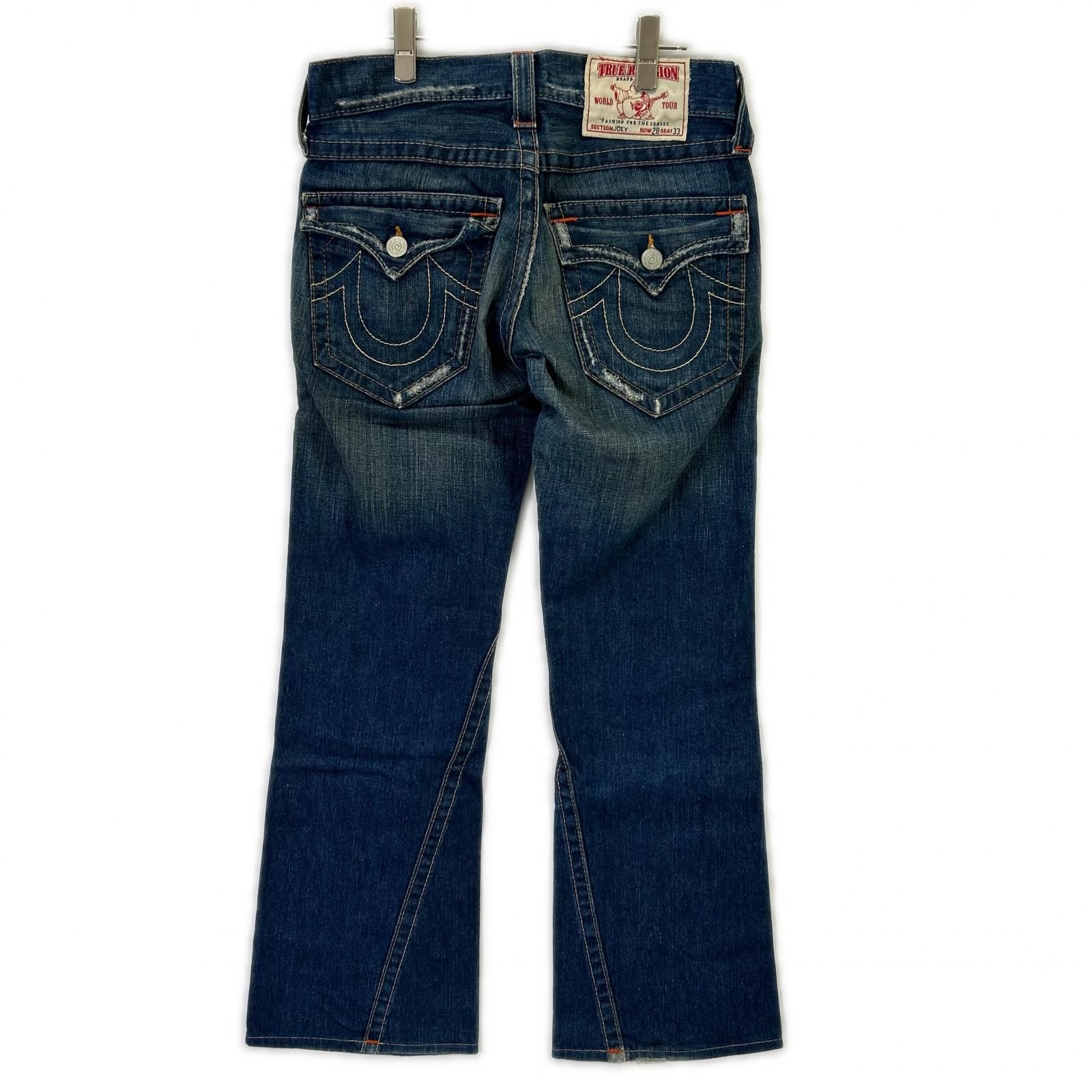 メンズ TRUE RELIGION トゥルーレリジョン 600126 04-803 ブルー JOEY 