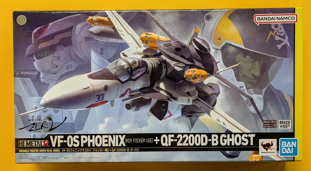 バンダイ HI-METAL R VF-0S フェニックス(ロイ・フォッカー機) + QF