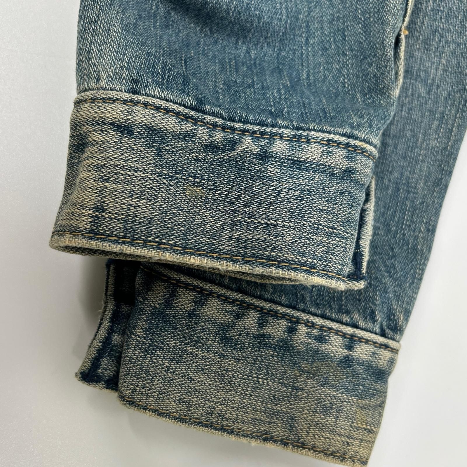 Wrangler ラングラー ブルー カリフォルニア刺繍 ジップ デニム