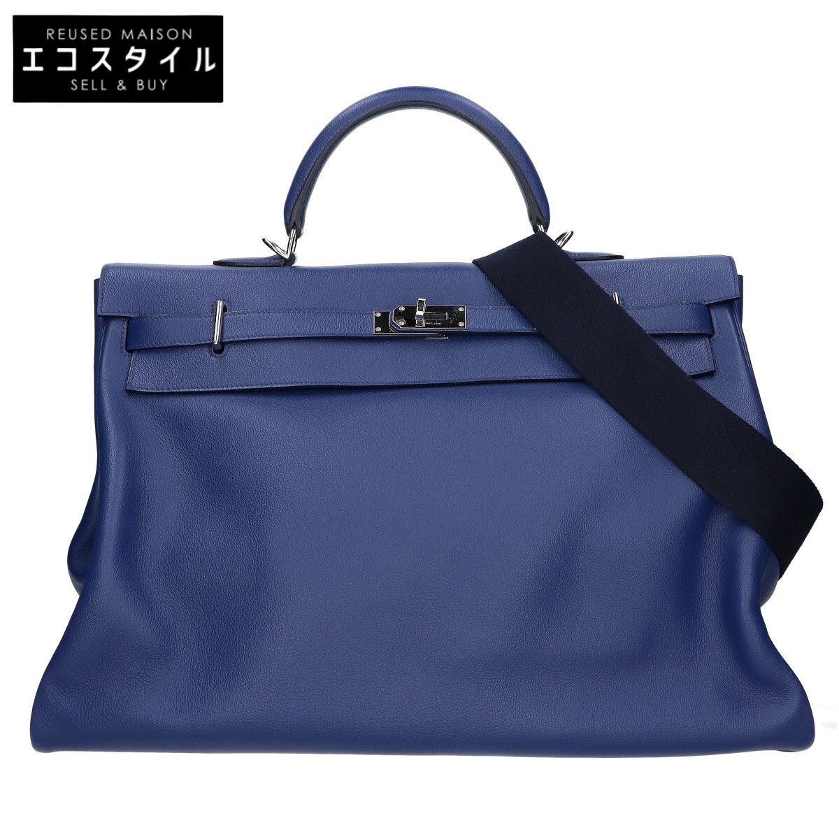 HERMES　エルメス　Z刻 ケリー50 ヴォヤージュ エバーカラー ショルダーストラップ付き トラベルバッグ
