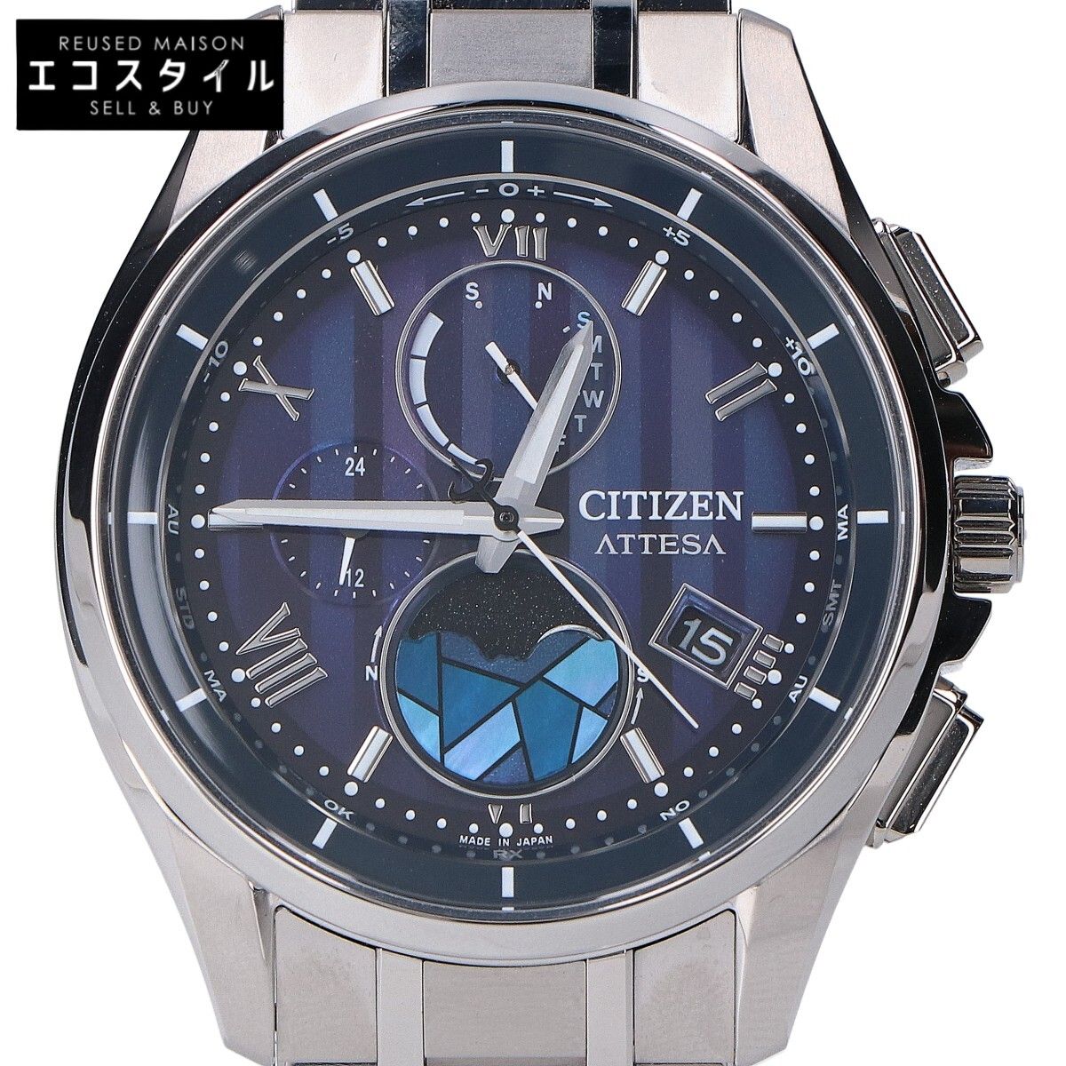 CITIZEN　シチズン　ATTESA BY1000-51L 世界限定2200本 ムーンフェイズ DEAR Collection エコドライブ ソーラー電波