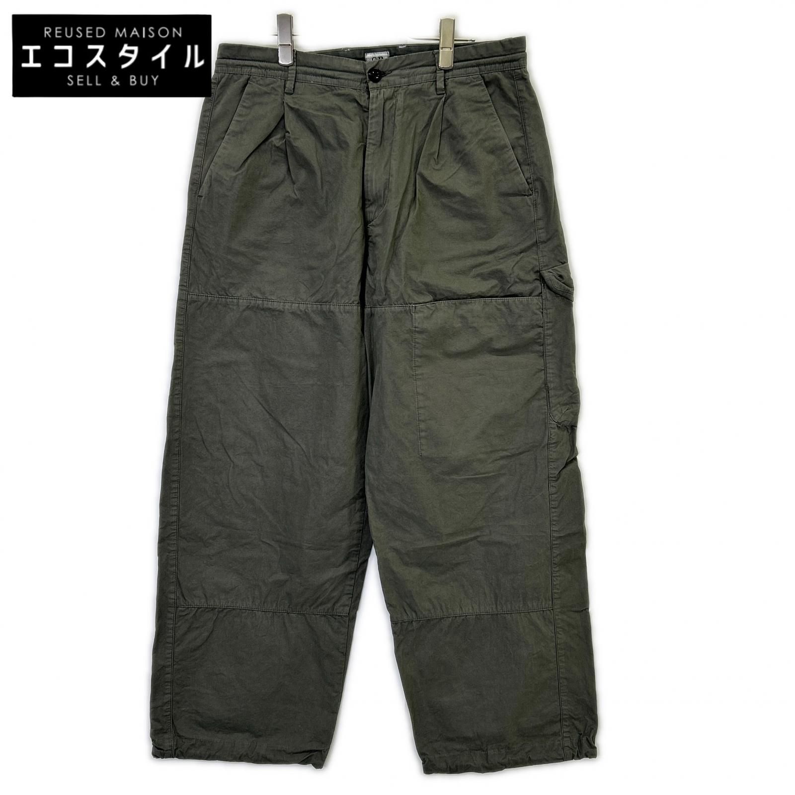 C.P.COMPANY　シーピーカンパニー　9CMPA065A カーキ CARGO PT IN MICROPEPS PEACHED　46