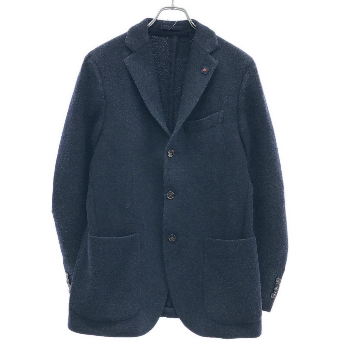 LARDINI ラルディーニ ウール3Bテーラードジャケット J0319AQ ネイビー 48