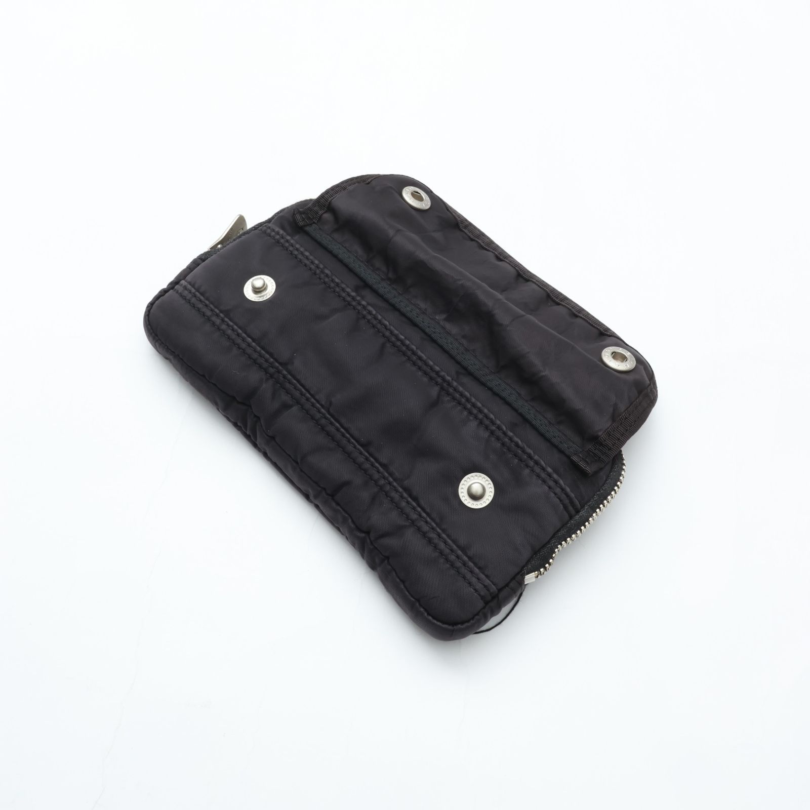 PORTER CLASSIC ポータークラシック SUPER NYLON WALLET POUCH BLACK 