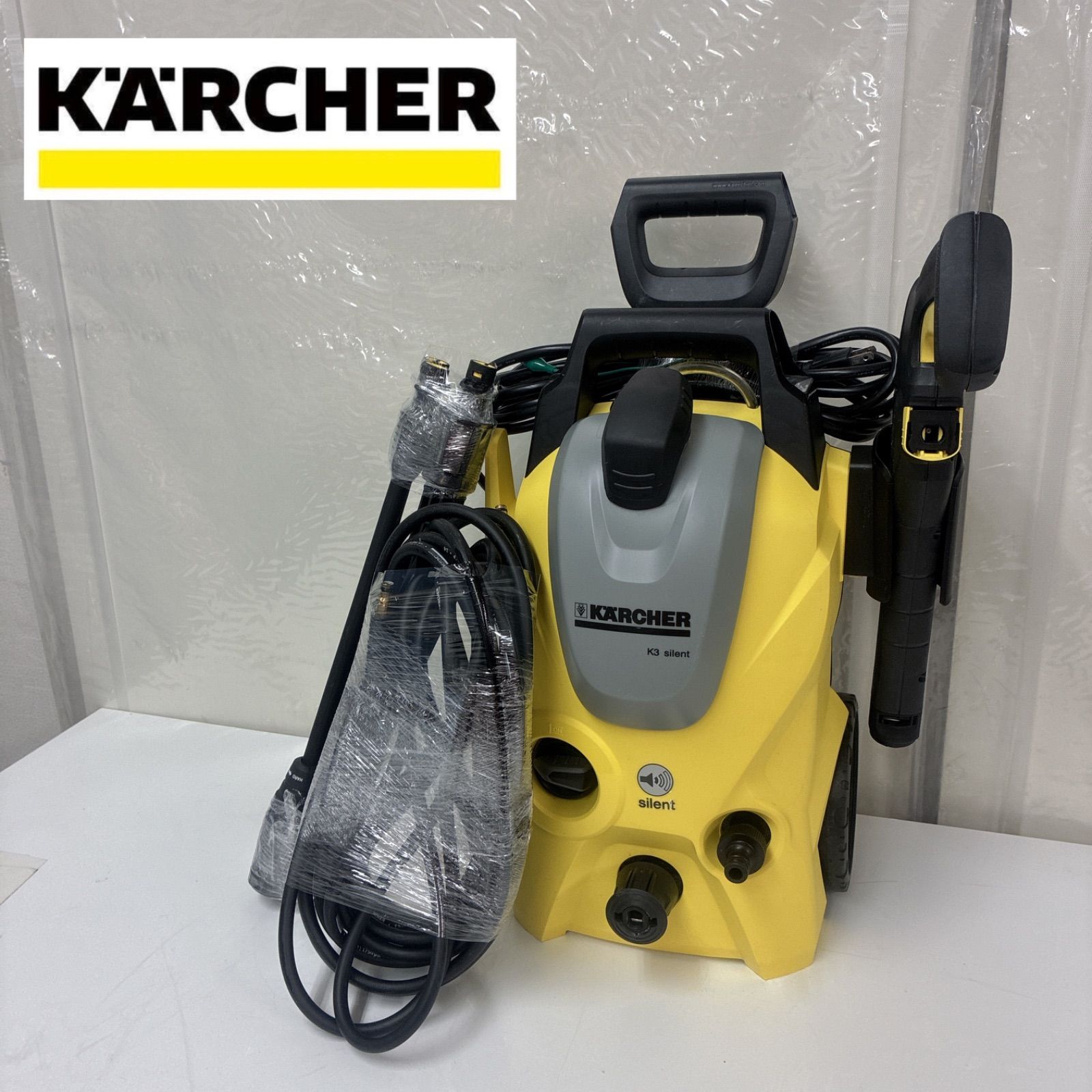 S703 ⭐ ケルヒャー｜KARCHER 高圧洗浄機 K3 サイレント 1.601-449.0 18年製 ⭐ 動作確認済 ⭐ クリーニング済