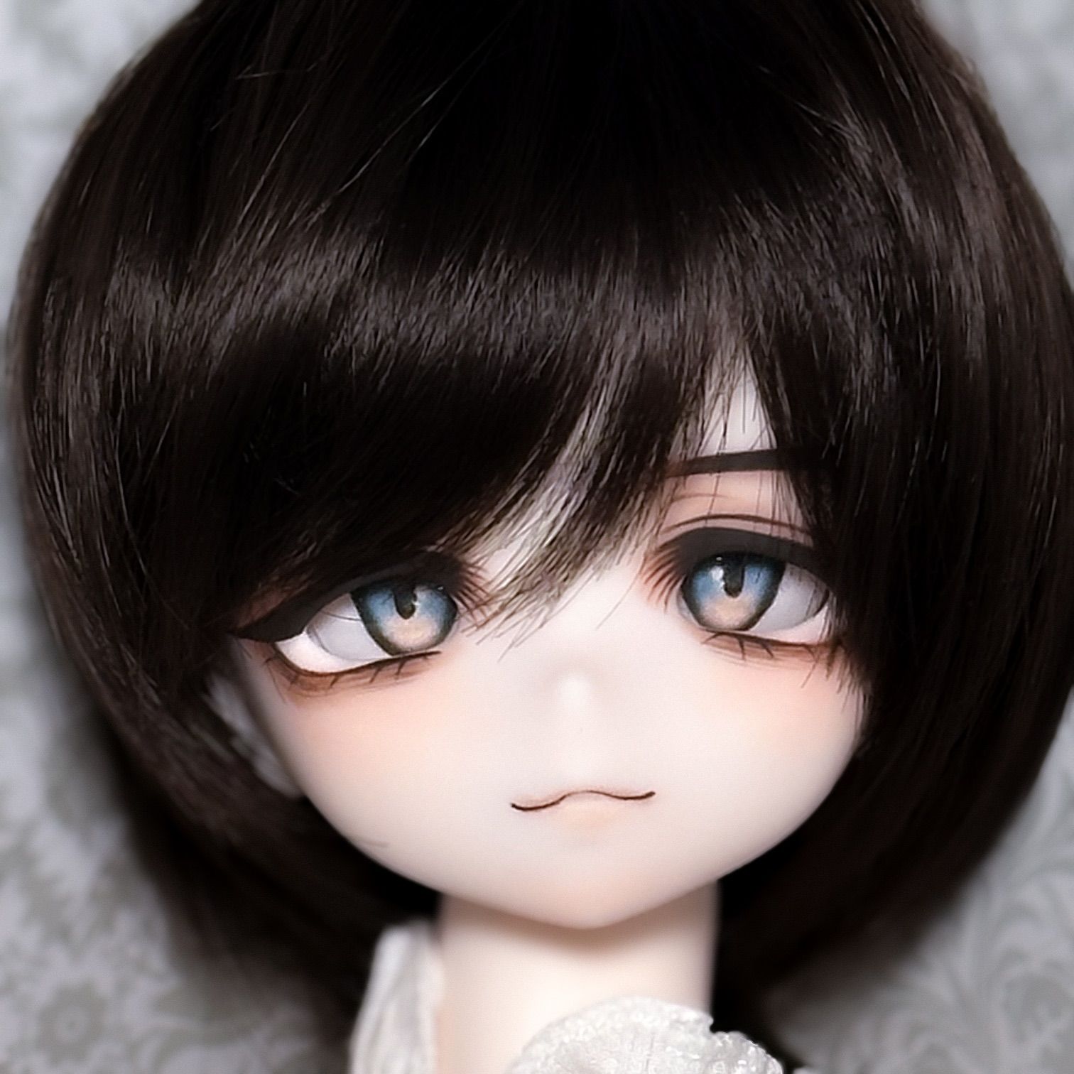 【すずりっこ】 imomodoll corvus おりこうわんわんさん カスタムヘッド