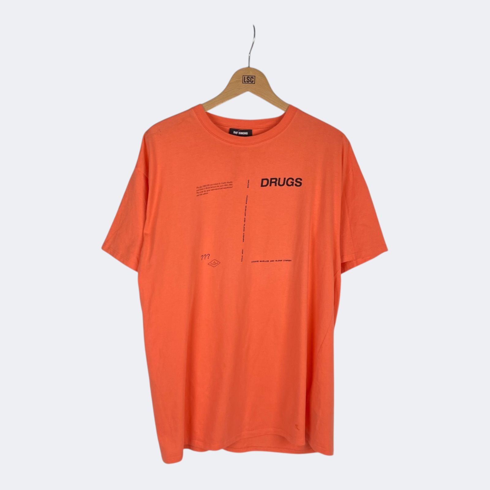 RAF SIMONS Drugs Tee 18AW ラフシモンズ Tシャツ - メルカリ