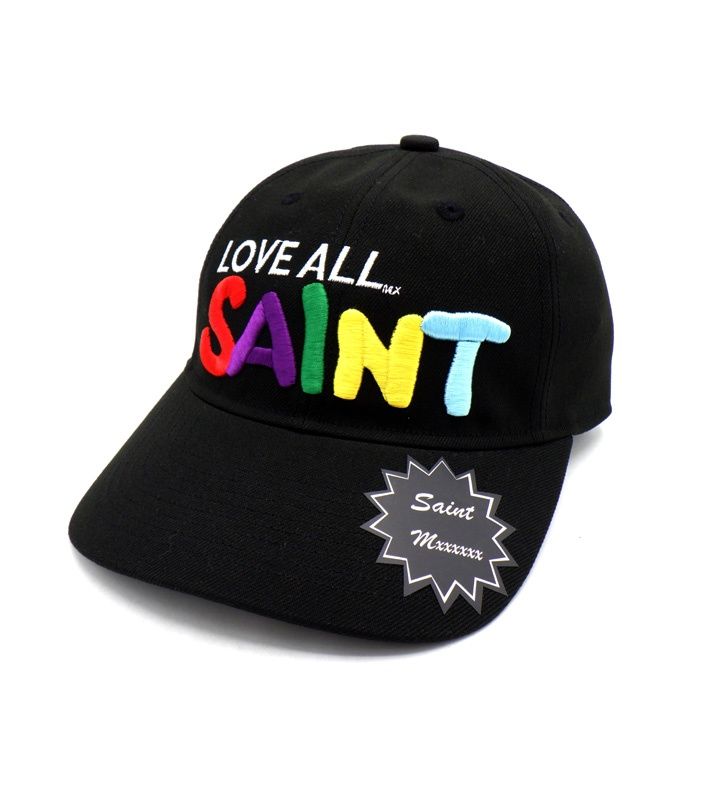 セントマイケル SAINT MICHAEL 26SS 【 LOVE ALL CAP SM MK8 0000 080 】 ロゴ 刺繍 デザイン キャップ 帽子 49992