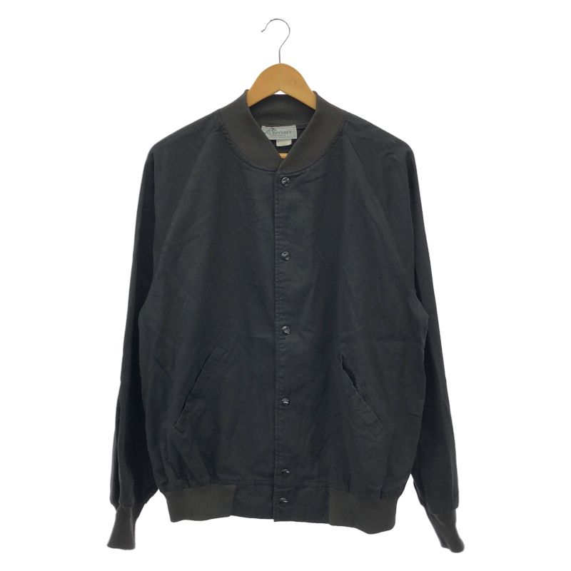 【中古】OLD ODYSSEY US NAVY ブルゾン L ブラック[79]