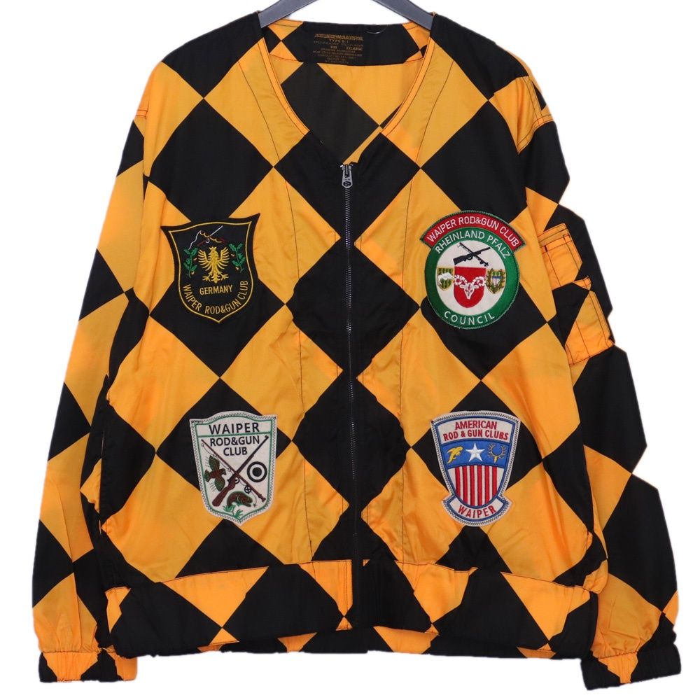 WAIPER G-1 LINECREWMAN JACKET XXLサイズ ブラック オレンジ WP1078