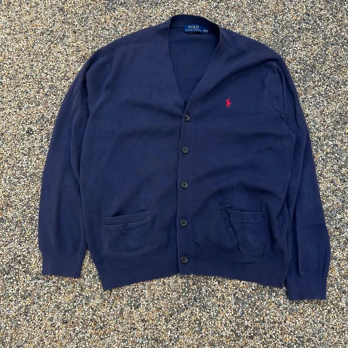 ポロ(POLO RalphLauren)ネイビー カーディガン