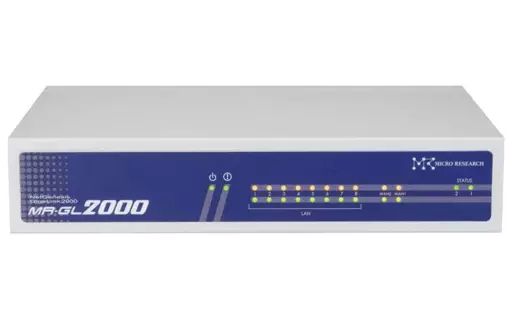 【中古】PCハード マイクロリサーチ デュアルWANポート搭載 回線冗長化対応ルーター NetGenesis GigaLink2000[MR-GL2000]
