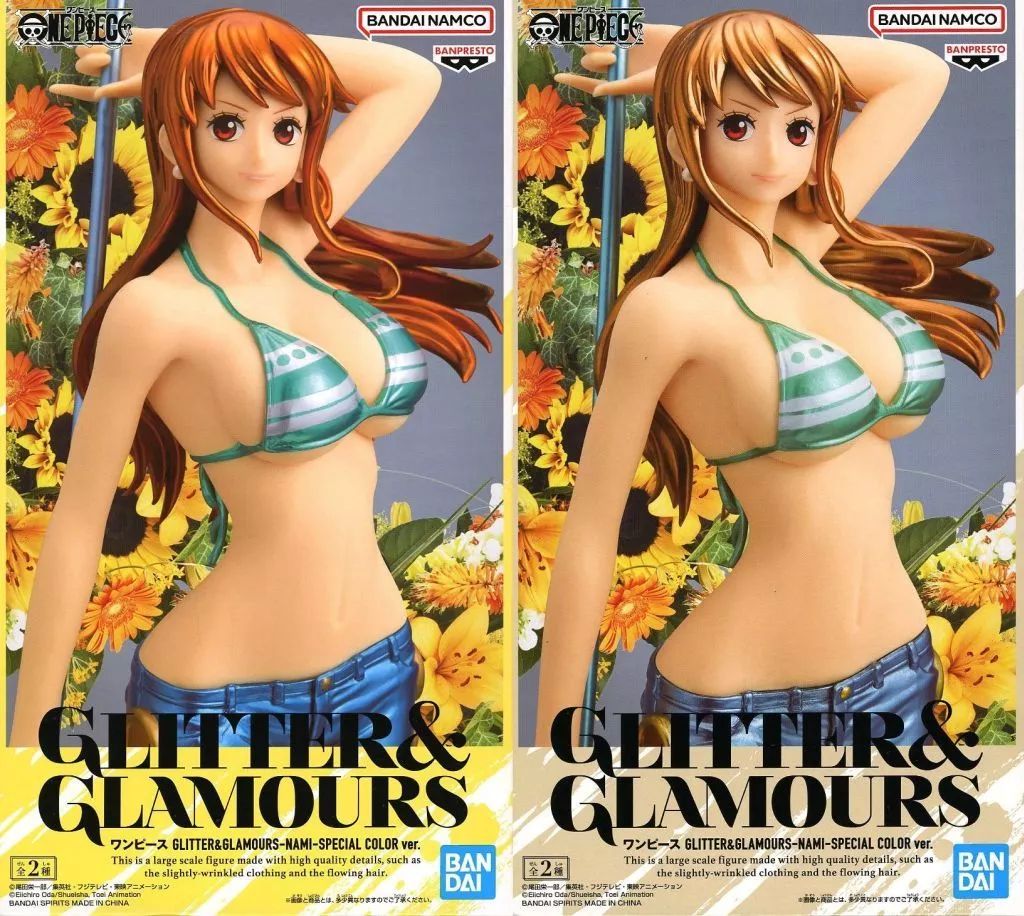 中古】フィギュア 全2種セット 「ワンピース」 GLITTER＆GLAMOURS-NAMI