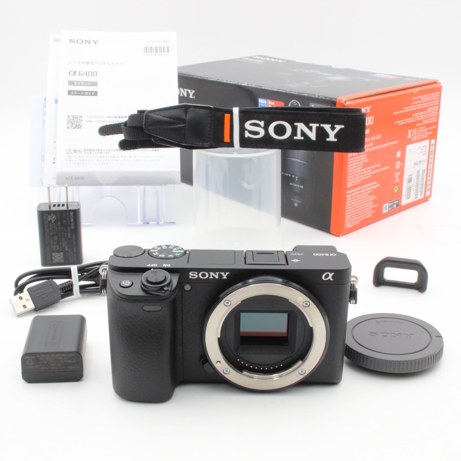 ショット数405 【ほぼ新品】 SONY ソニー α6400 ボディ ILCE-6400 sony 元箱 付属品 付き 108014