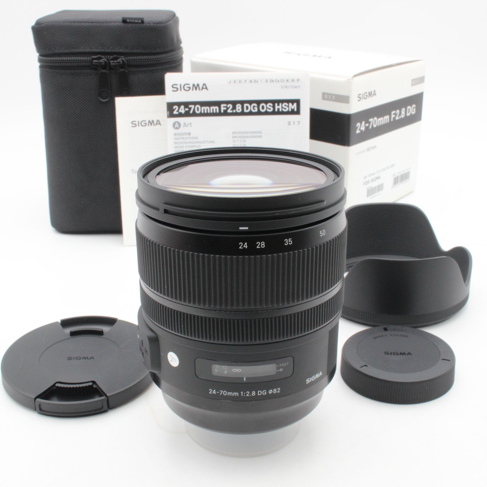 sigma 24-70mm f/2.8 DG OS EFマウント 中古極美品 SIGMA - 【中古】(シグマ) SIGMA 24-70/2.8 DG OS HSM ART EFマウント
