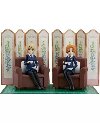 中古】フィギュア figma ダージリン＆オレンジペコセット 「ガールズ