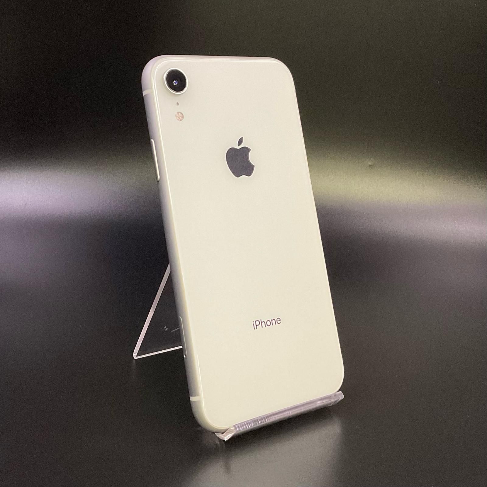 iPhone XR 64GB ホワイト SIMフリー 美品 - メルカリ
