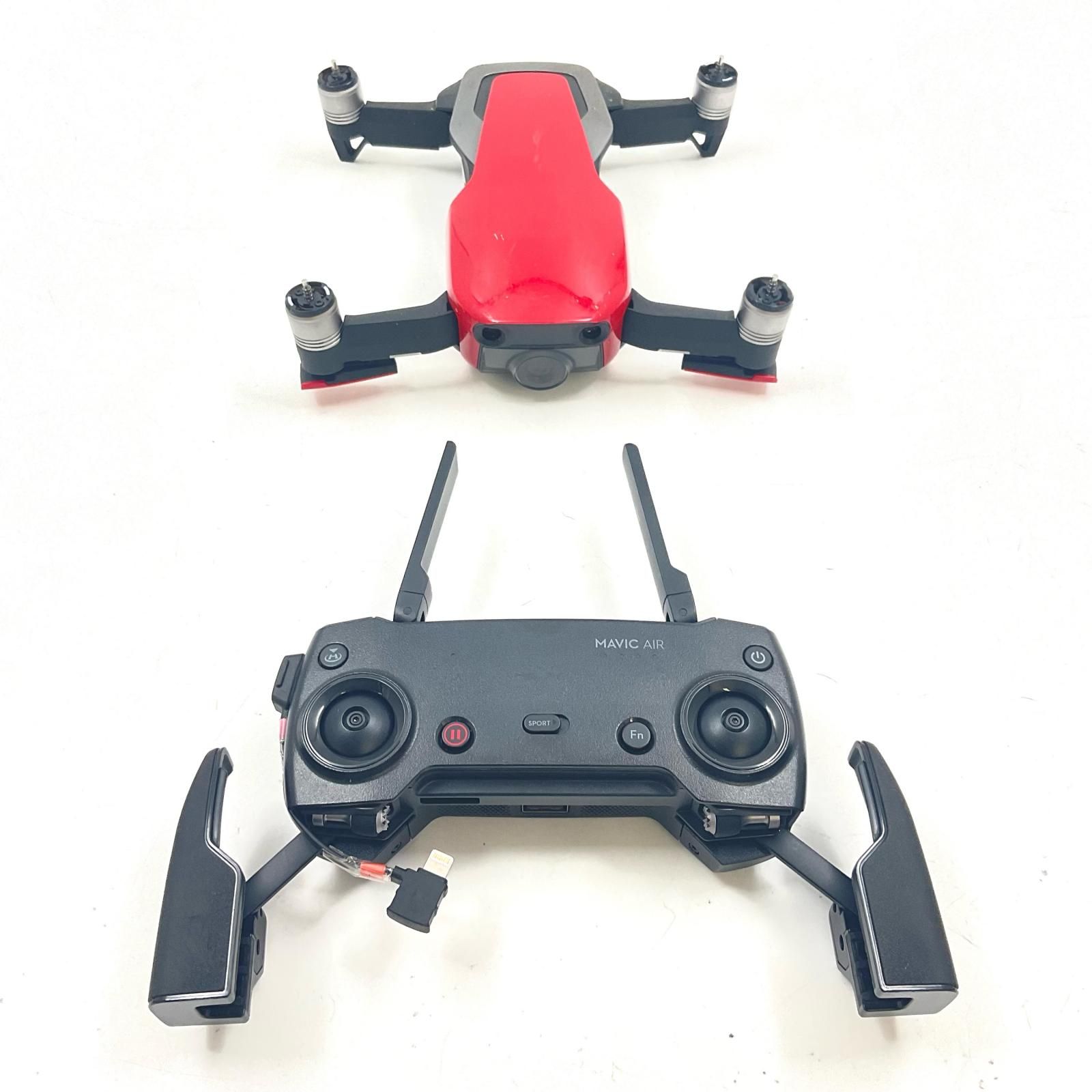【全額返金保証】【最速発送】DJI Mavic Air Fly More コンボ [フレイムレッド] 美品 動作確認済