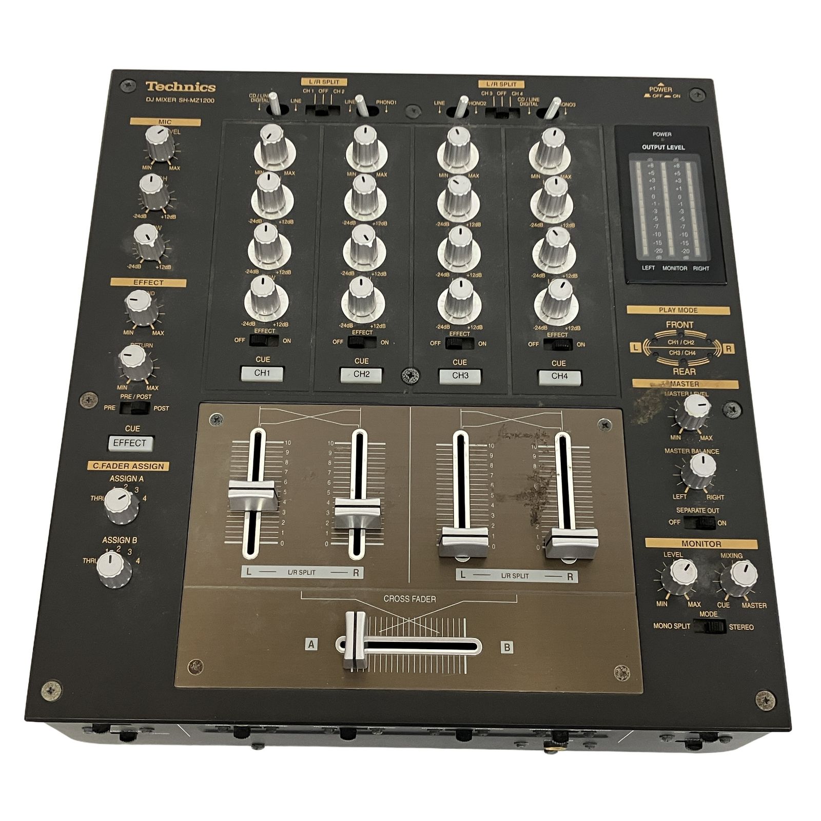 Technics SH-MZ1200 DJミキサー スクラッチ バトルDJ テクニクス 4ch ジャンク T11226326
