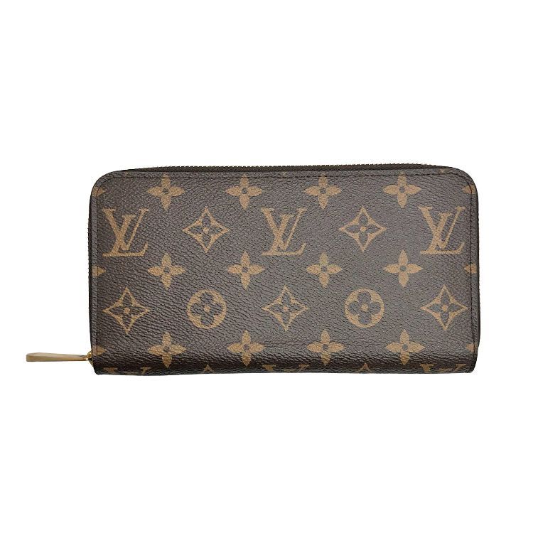 未使用品 LOUIS VUITTON ルイヴィトン モノグラム ジッピーウォレット フューシャ M41895 ラウンドジップ 長財布 ロングウォレット メンズ レディース グレインレザー