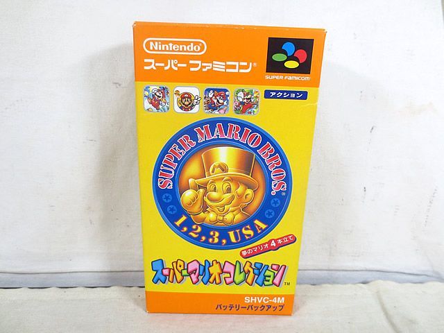 新品同様　任天堂　SFC スーパーファミコンソフト スーパーマリオコレクション