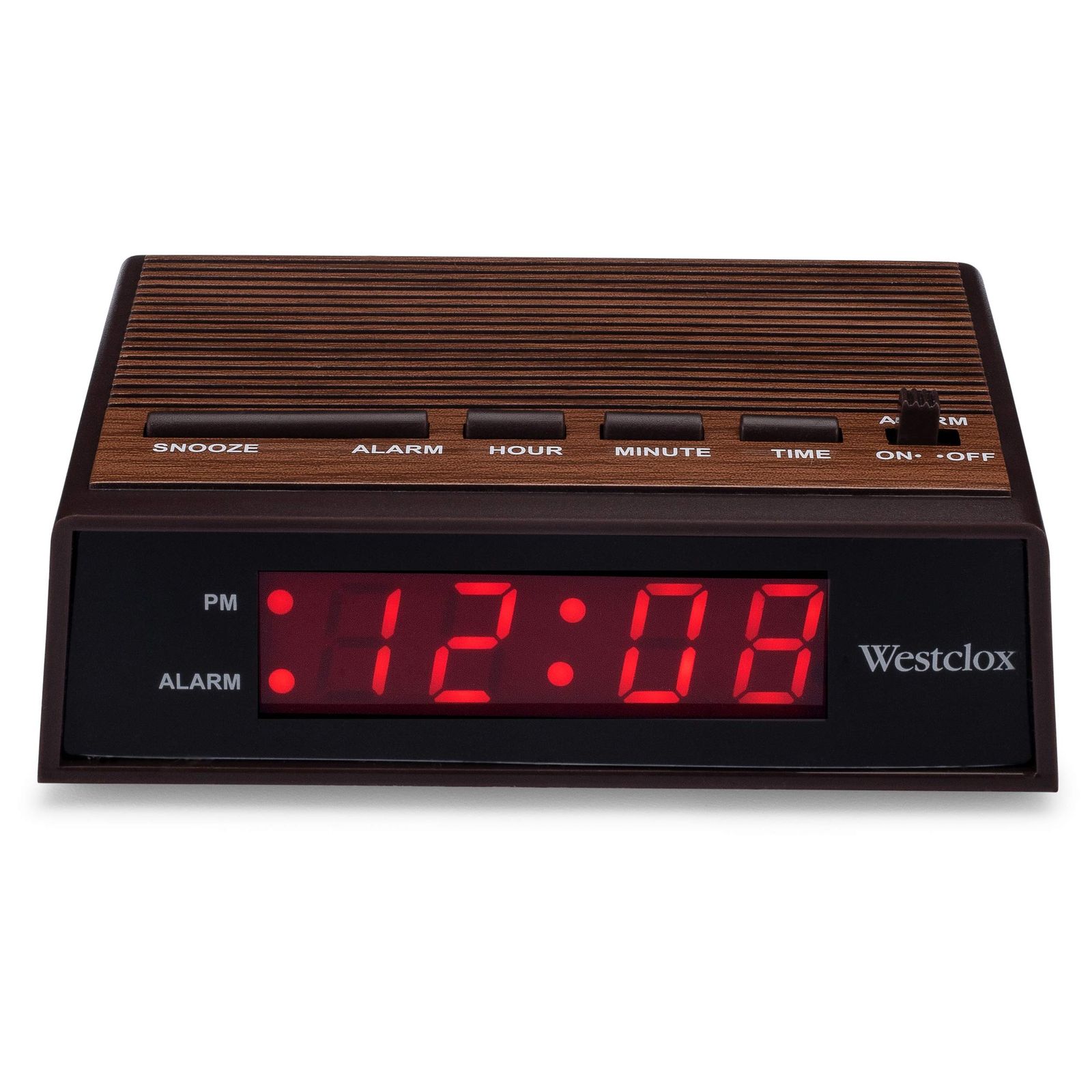 Westclox RETRO WDGRN LED ALMCLK★m 7a90acea