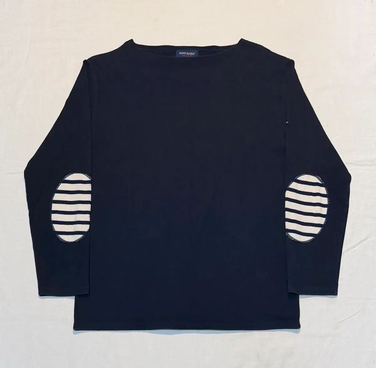 SAINT JAMES セントジェームス ギルド ボー ロングスリーブ Tシャツ ネイビー