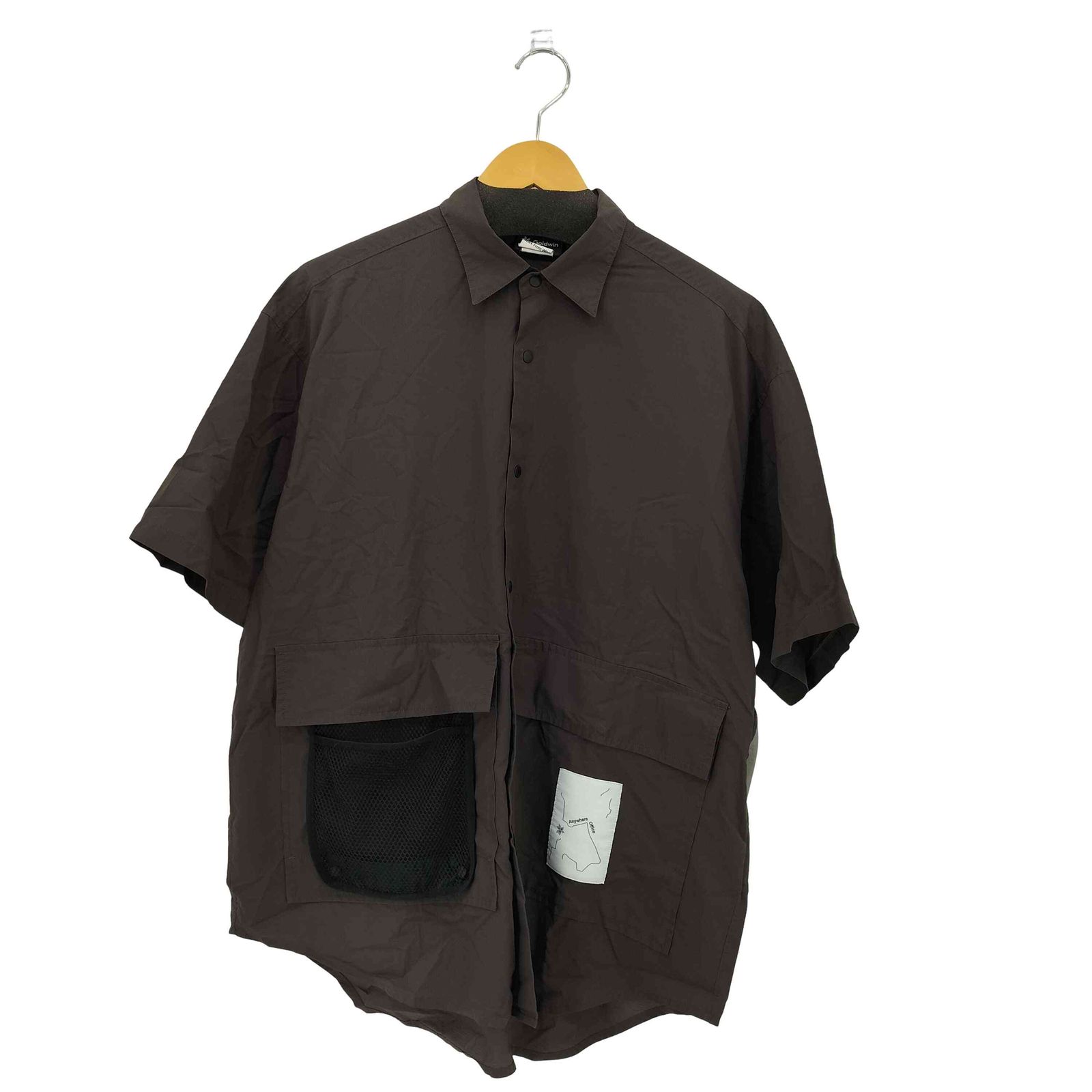ゴールドウイン GOLDWIN Same Paper Work From Wild S/S Shirt 半袖シャツ メンズ JPN：3