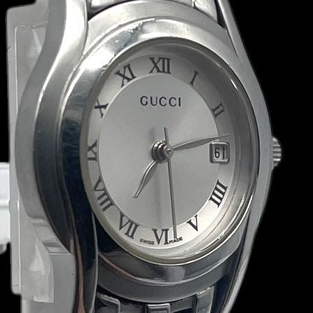 新品電池 稼働品 GUCCI グッチ レディース腕時計 5500L Gクラス