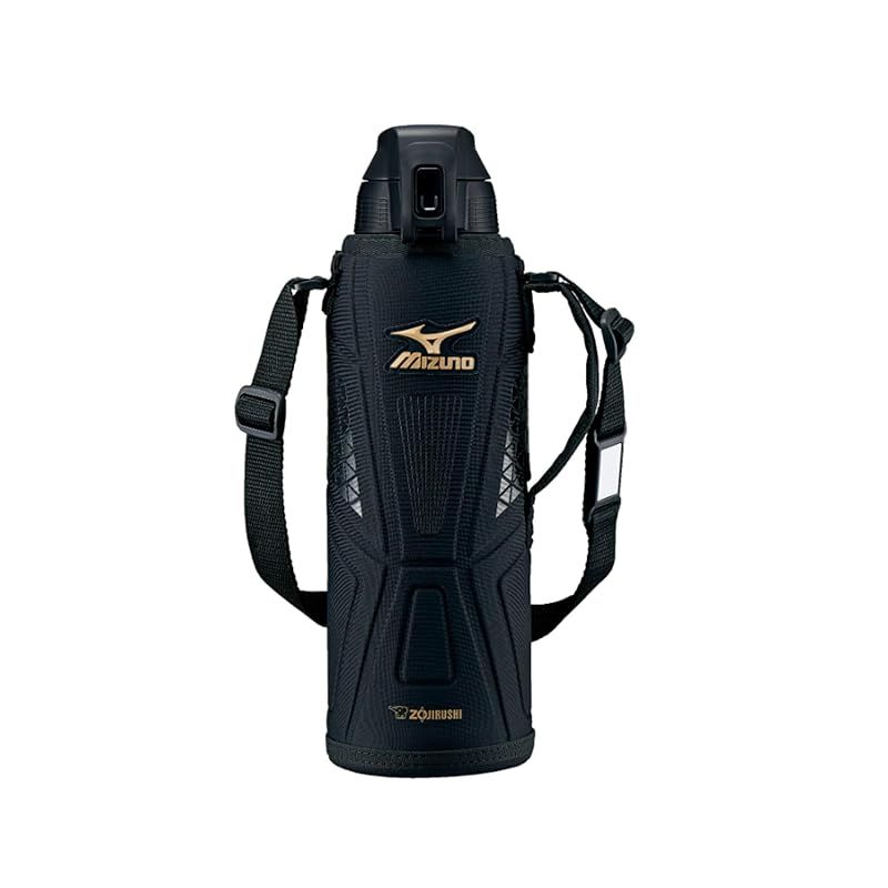 【新品】 象印 水筒 クールボトル 1.5L 【運動時におすすめ】 「MIZUNO」モデル スポーツ 直飲み 保冷 ブラック SD-FX15-BA 0