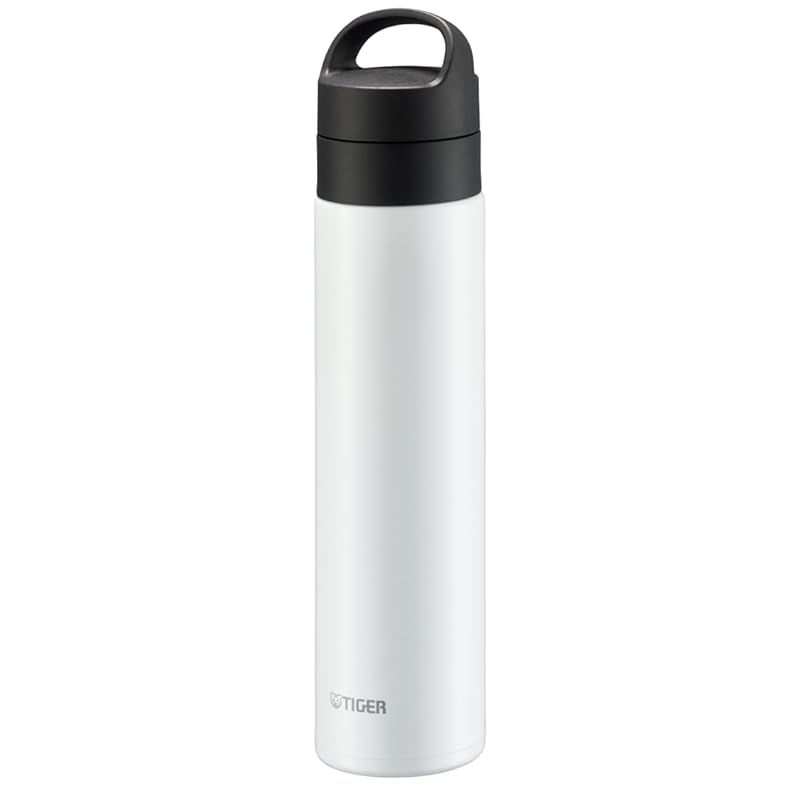 【新品】 【炭酸対応・食洗機対応】 タイガー魔法瓶(TIGER) 水筒 600ml ステンレスボトル ハンドル付き 保冷 保温 軽量 洗いやすい BPAフリー ホワイト MKB-T601WJ 0