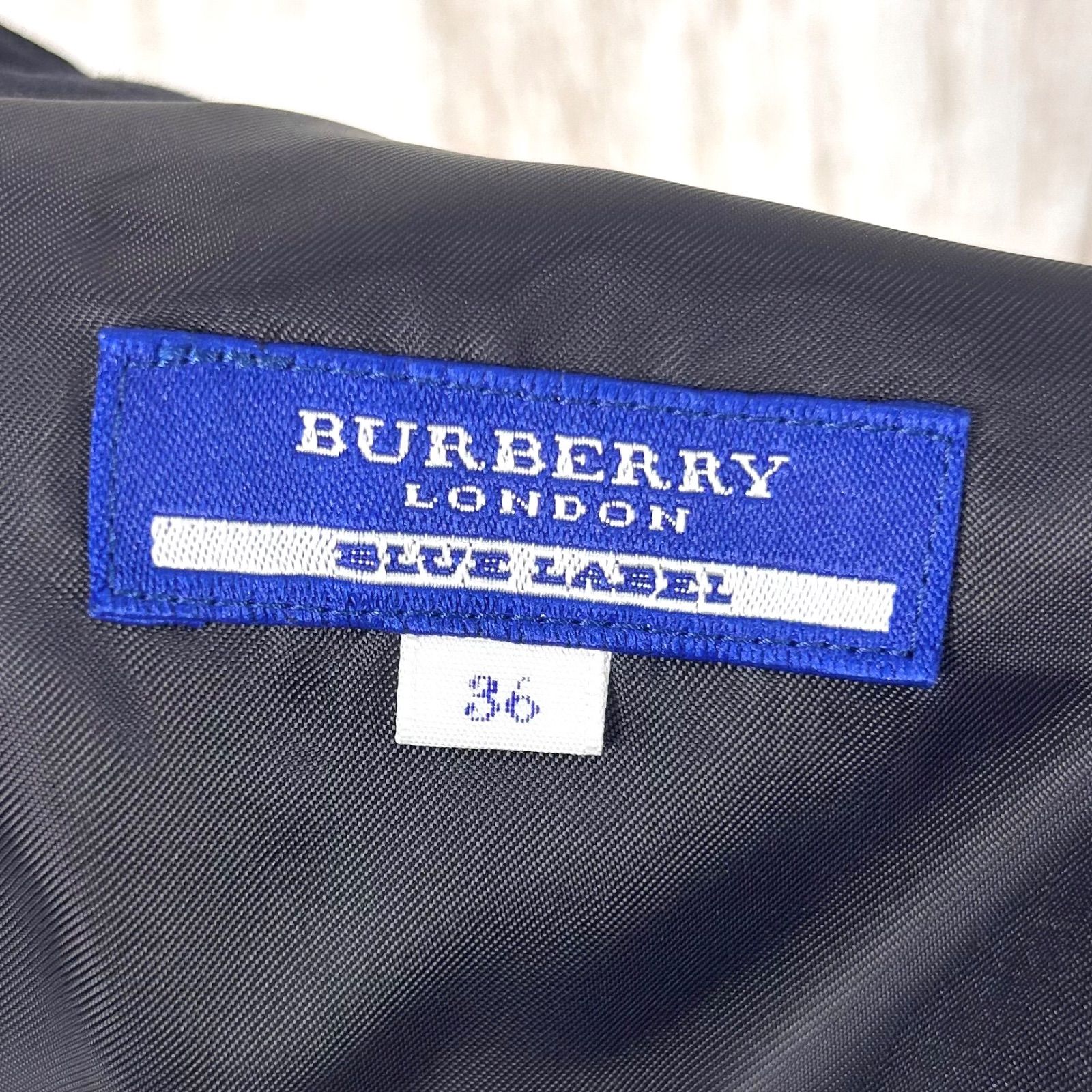 BURBERRY BLUE LABEL バーバリーブルーレーベル ボーダー リボン A 