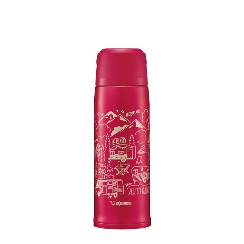 【新品】 象印 水筒 ステンレスボトル 820ml コップタイプ 保温保冷 ピクニック 遠足 レッド SJ-JS08-RA 1