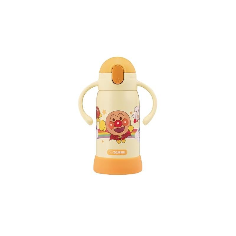 【新品】 象印 水筒 クールボトル 幼児向け 300ml ストロータイプ シリコン ダブルハンドル 底カバー アンパンマン SQ-DB30A-EY 0