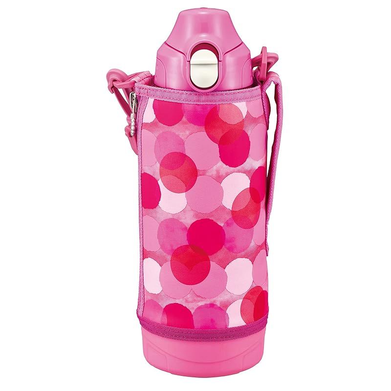 【新品】 タイガー 水筒 800ml サハラ ステンレスボトル スポーツ 直飲み コップ付 2WAY ピンクドット MBO-H080PT 0