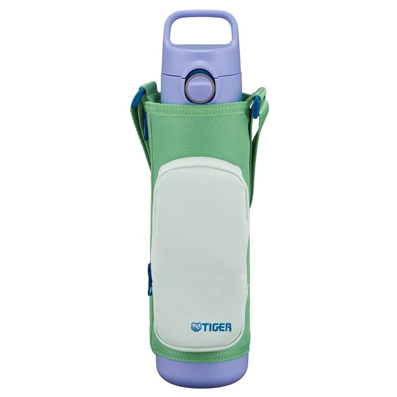 【新品】 【パッキン一体型・食洗機対応】 タイガー魔法瓶(TIGER) 水筒 800ml ワンプッシュ コップ 2WAY ステンレスボトル ハンドル付き 保冷 保温 軽量 洗いやすい ラグーンブルー MTA-Q080AQ 0