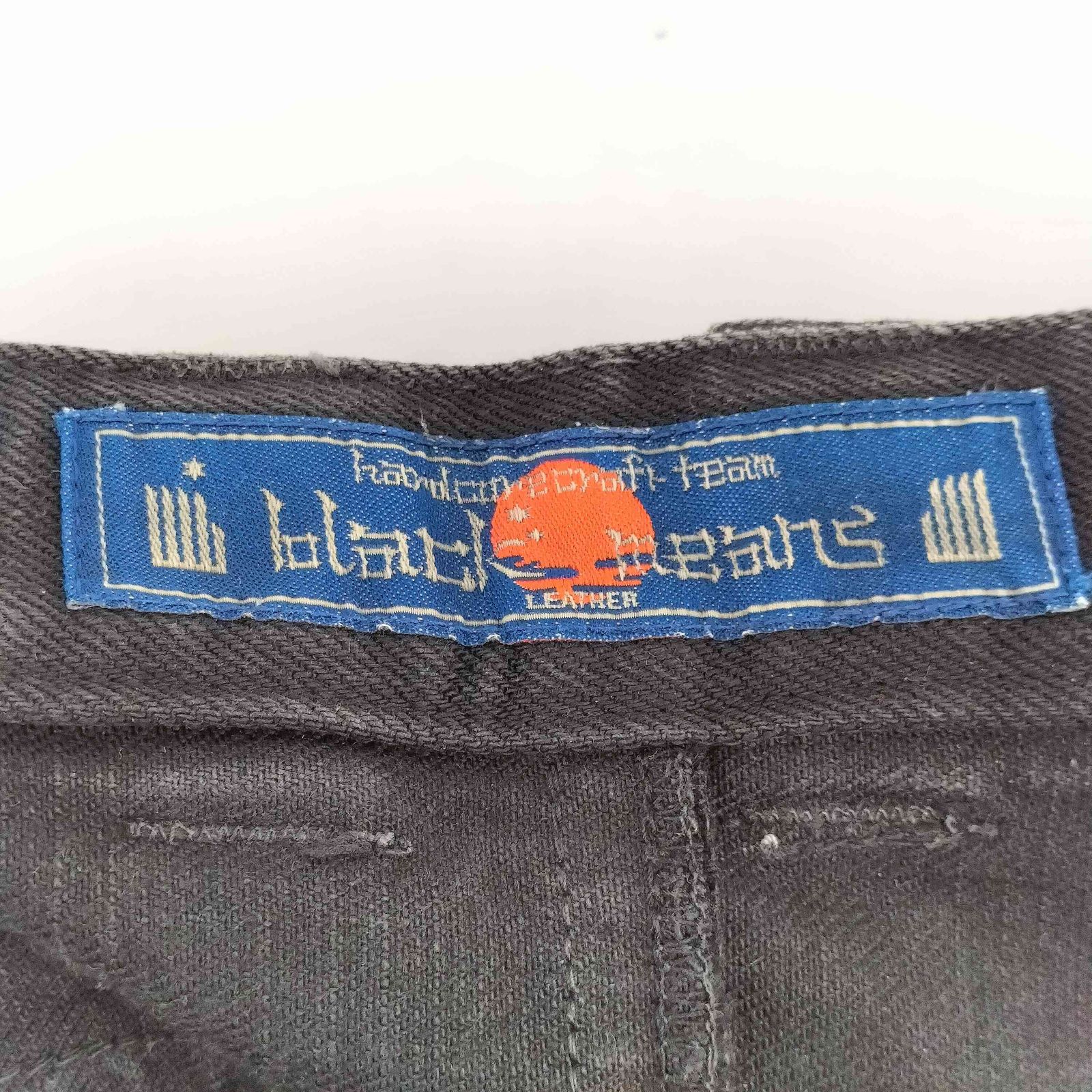 ブラックミーンズ BLACKMEANS ゴールドジップ カーゴデニムパンツ 