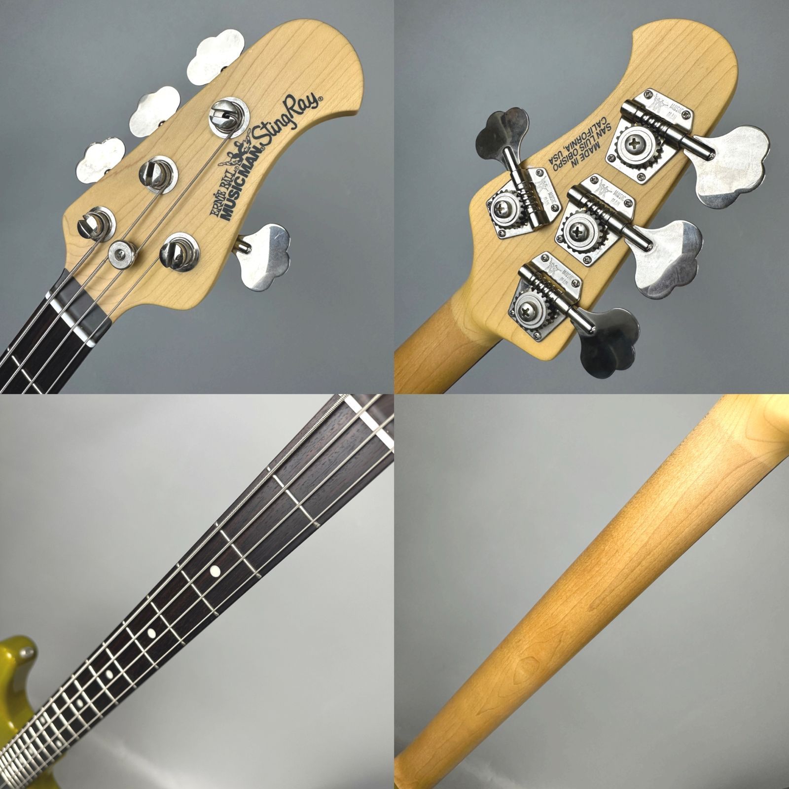 Music Man StingRay4 Translucent Green 1999年製 AA5ED103700 f145 