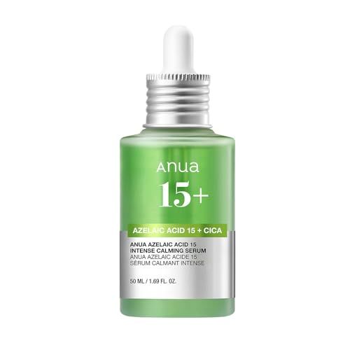ANUA(アヌア)アゼライン酸15インテンスカーミングセラム50ml 大容量美容液 油水分バランス 皮脂 毛穴ケア cica 高密度美容液 azelaic serum 混合肌 オイリー肌 スキンケア【公式・正規品】as 19d473d2