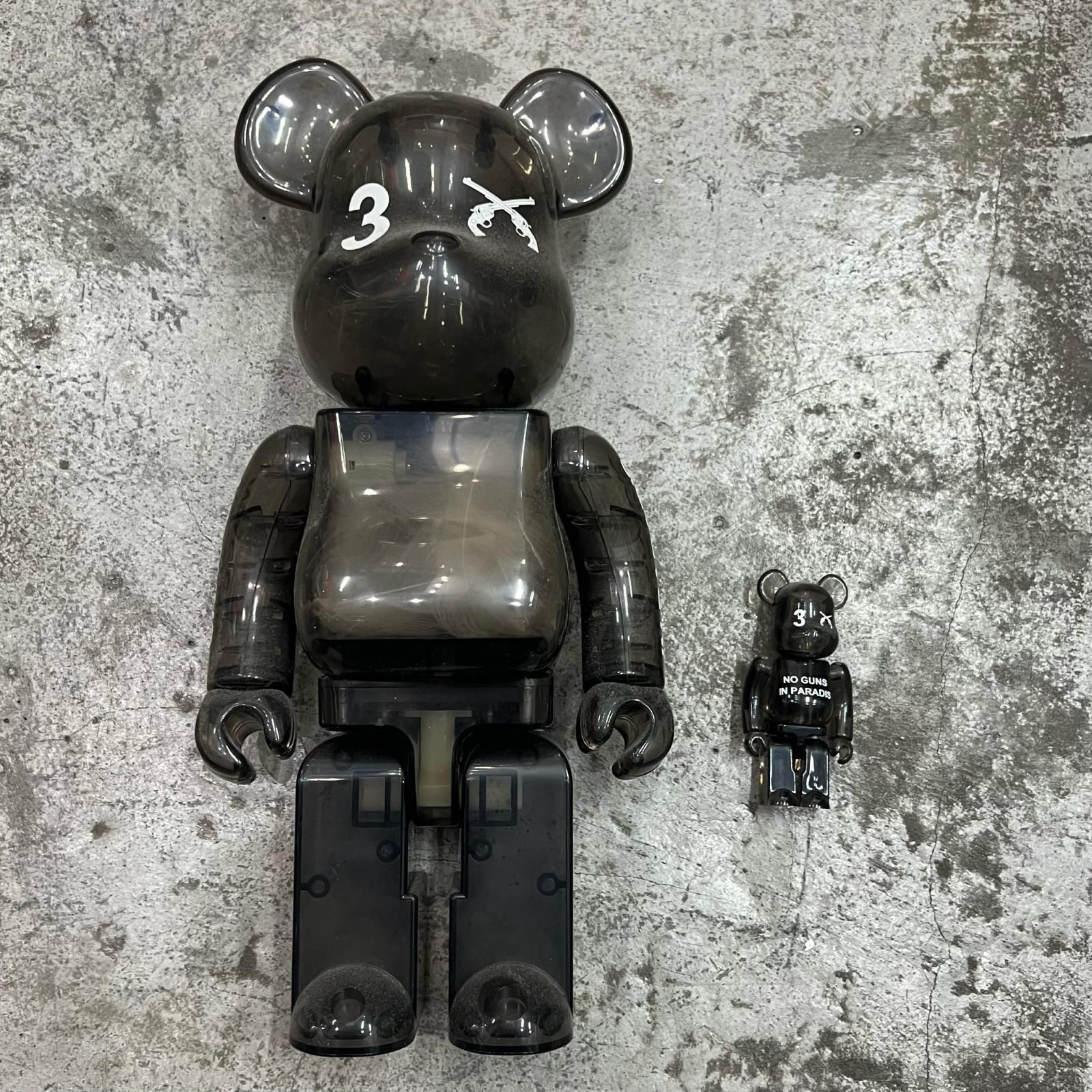 MEDICOM TOY × roarguns BE@RBRICK 3.PARADIS 100％ 400％ メディコム 