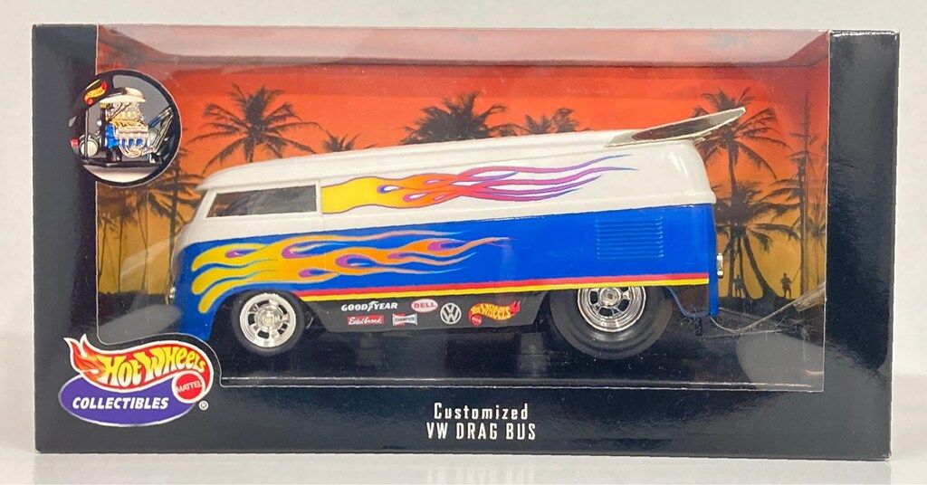 MATTEL 1/18ホットウィールコレクタブル Costomized VW DRAG BUS 26416