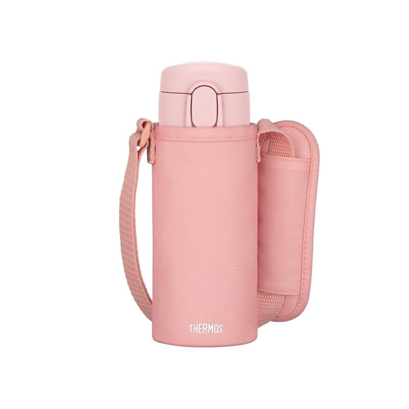 【新品】 サーモス 水筒 真空断熱ストローボトル 410ml ピンクベージュ 子供用 通園通学 保冷専用 FJV-400F PBE 0